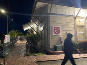 A Placer County Museums Division building was used to portray a Salvation Army location in the 'No Address' movie.