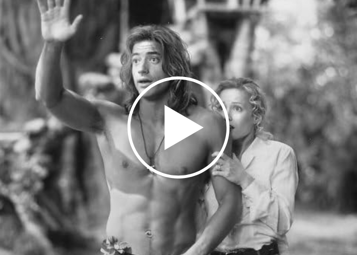 Actor Brendan Fraser starred in the 1997 live action film 'George of the Jungle' alongside Leslie Mann.